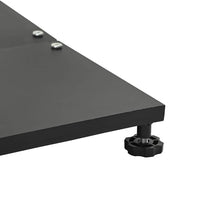 vidaXL Base per Ombrello da Esterno Nero 45 x 45 x 31 cm Acciaio