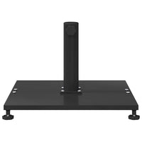 Basi per ombrelli da esterno Nero 45 x 45 x 31 cm Acciaio 42009946