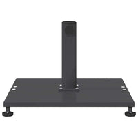 vidaXL Base per Ombrello da Esterno Grigio scuro 45 x 45 x 31 cm