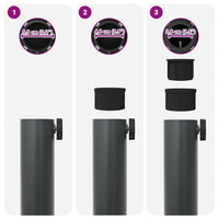 Basi per ombrelli da esterno Grigio scuro 45 x 45 x 31 cm 42009947