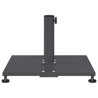 vidaXL Base per Ombrello da Esterno Grigio scuro 45 x 45 x 31 cm