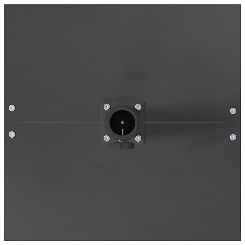 vidaXL Base per Ombrello da Esterno Grigio scuro 45 x 45 x 31 cm