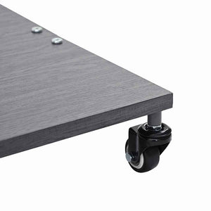 vidaXL Base per Ombrello da Esterno Aspetto legno grigio scuro