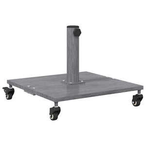 vidaXL Base per Ombrello da Esterno Aspetto legno grigio scuro