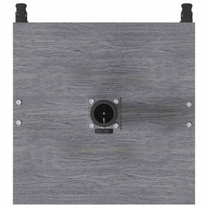 Basi per ombrelli da esterno Legno scuro 45 x 45 x 31.5 cm 42009948