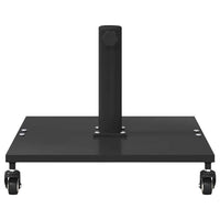 Basi per ombrelli da esterno Nero 45 x 45 x 31.5 cm Acciaio 42009949