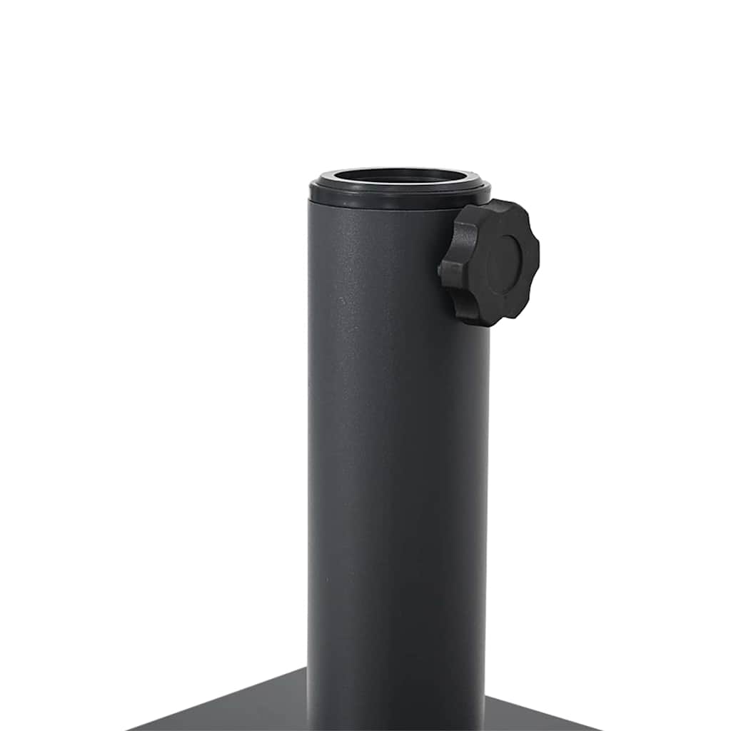 vidaXL Base per Ombrello da Esterno Grigio scuro 45 x 45 x 31 cm