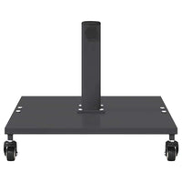 vidaXL Base per Ombrello da Esterno Grigio scuro 45 x 45 x 31 cm