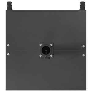 vidaXL Base per Ombrello da Esterno Grigio scuro 45 x 45 x 31 cm