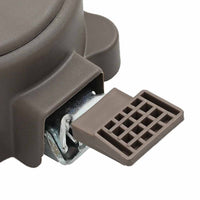 vidaXL Pedale Girevole Argento 22 x 14 x 6 cm Acciaio