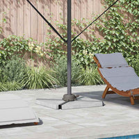 vidaXL Pedale Girevole Argento 22 x 14 x 6 cm Acciaio