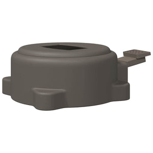 vidaXL Pedale Girevole Argento 22 x 14 x 6 cm Acciaio