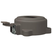 vidaXL Pedale Girevole Argento 22 x 14 x 6 cm Acciaio