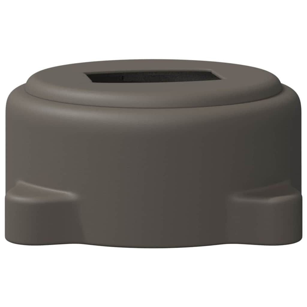 vidaXL Pedale Girevole Argento 22 x 14 x 6 cm Acciaio