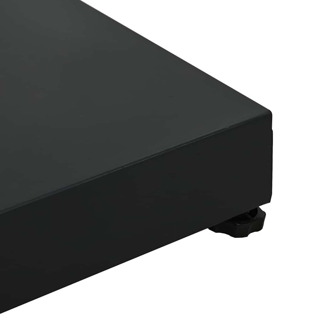 vidaXL Base per Ombrello da Esterno Regolabile Nero 45 x 45 x 31.5 cm