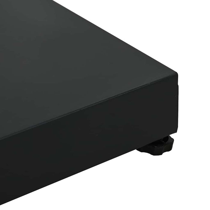 vidaXL Base per Ombrello da Esterno Regolabile Nero 45 x 45 x 31.5 cm