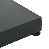 vidaXL Base per Ombrello da Esterno Grigio scuro 45 x 45 x 31.5 cm