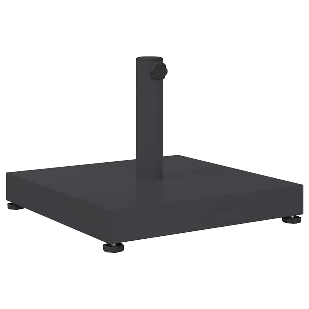 vidaXL Base per Ombrello da Esterno Grigio scuro 45 x 45 x 31.5 cm