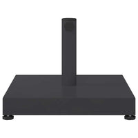 vidaXL Base per Ombrello da Esterno Grigio scuro 45 x 45 x 31.5 cm
