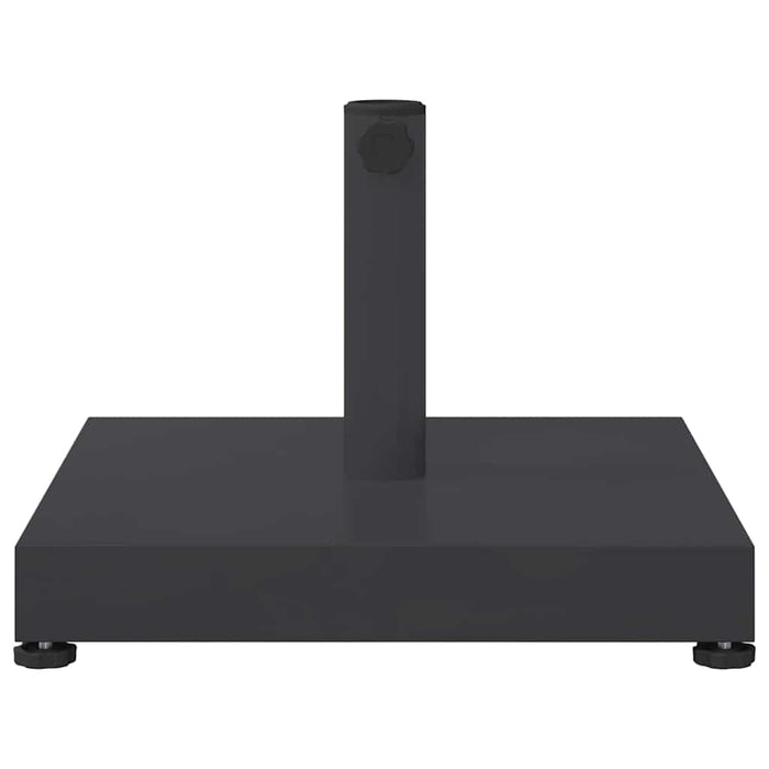 vidaXL Base per Ombrello da Esterno Grigio scuro 45 x 45 x 31.5 cm