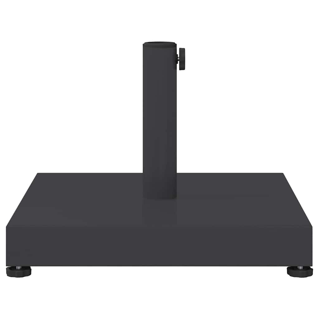vidaXL Base per Ombrello da Esterno Grigio scuro 45 x 45 x 31.5 cm