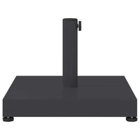 vidaXL Base per Ombrello da Esterno Grigio scuro 45 x 45 x 31.5 cm