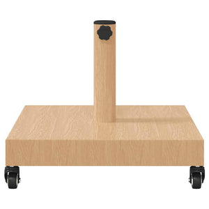 vidaXL Base per Ombrello da Esterno Legno chiaro 45 x 45 x 31.5 cm