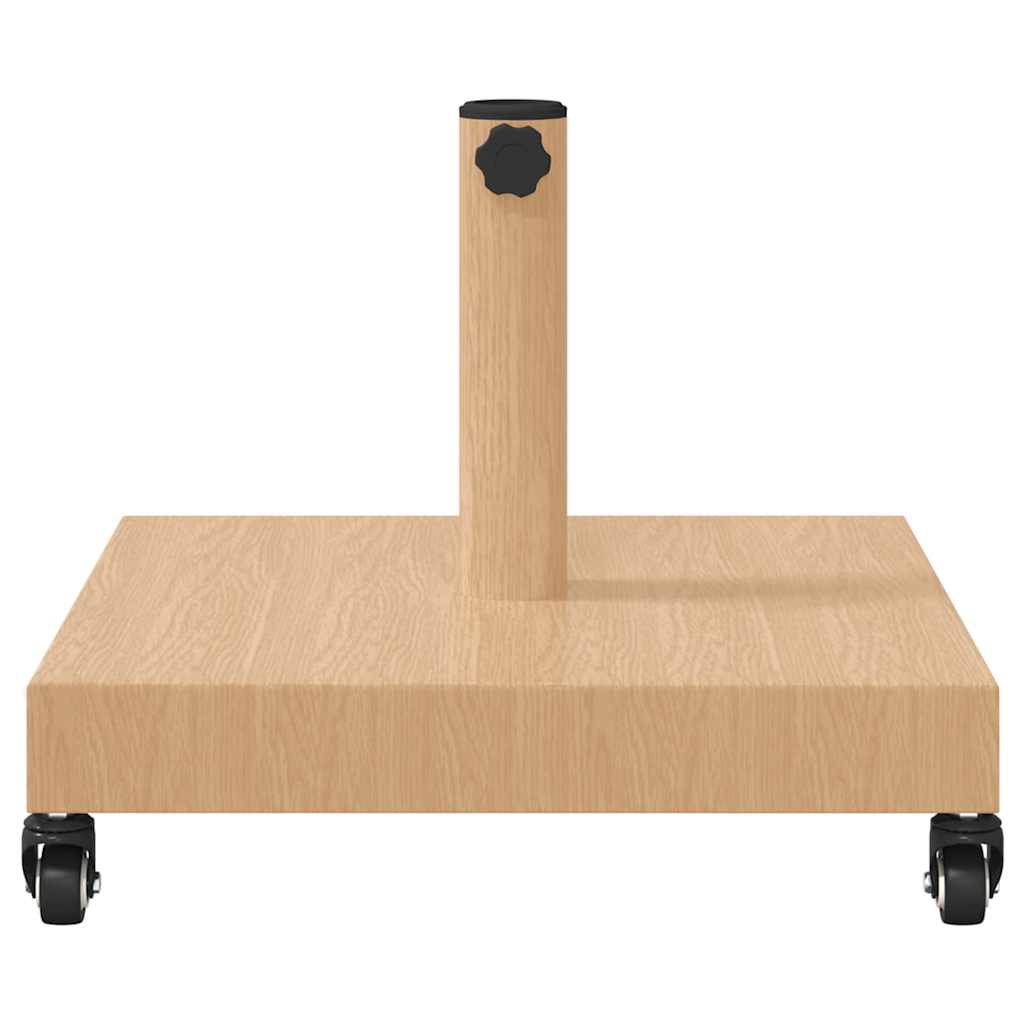 Base per Ombrello da Esterno Legno chiaro 45 x 45 x 31.5 cm 42010007