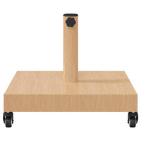 Base per Ombrello da Esterno Legno chiaro 45 x 45 x 31.5 cm 42010007