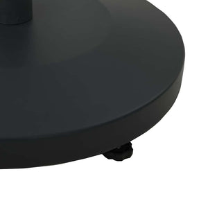 vidaXL Base per Ombrello da Esterno Regolabile Nero 48 x 48 x 32 cm