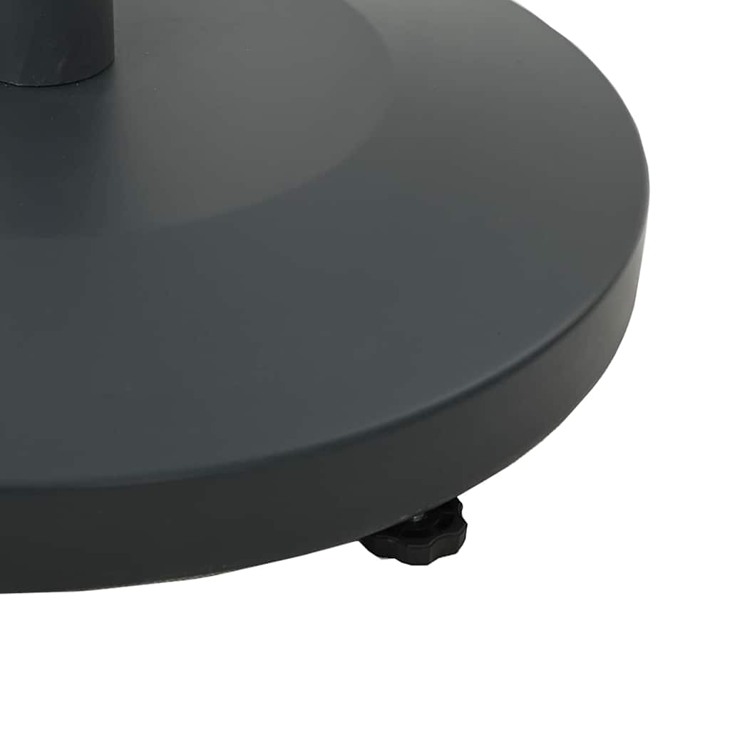 vidaXL Base per Ombrello da Esterno Grigio scuro 48 x 48 x 32 cm