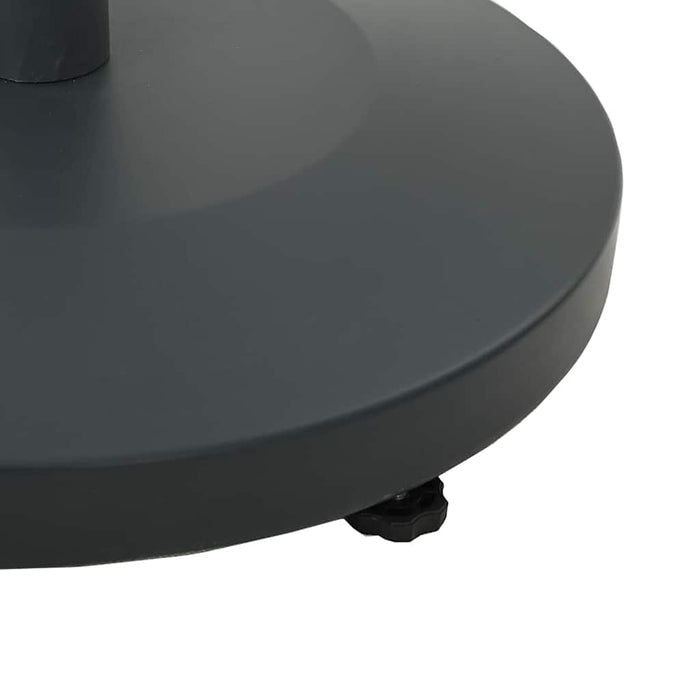 vidaXL Base per Ombrello da Esterno Grigio scuro 48 x 48 x 32 cm