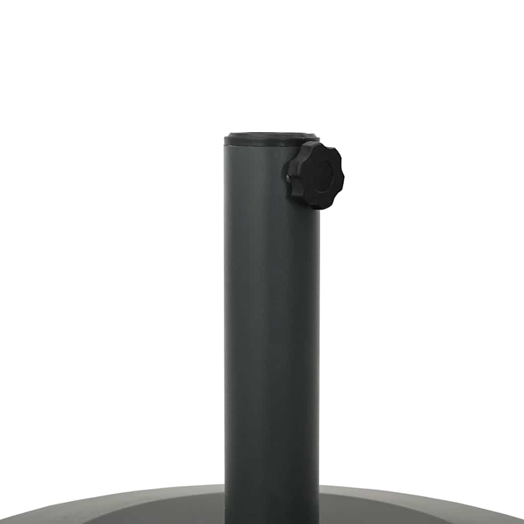 vidaXL Base per Ombrello da Esterno Grigio scuro 48 x 48 x 32 cm