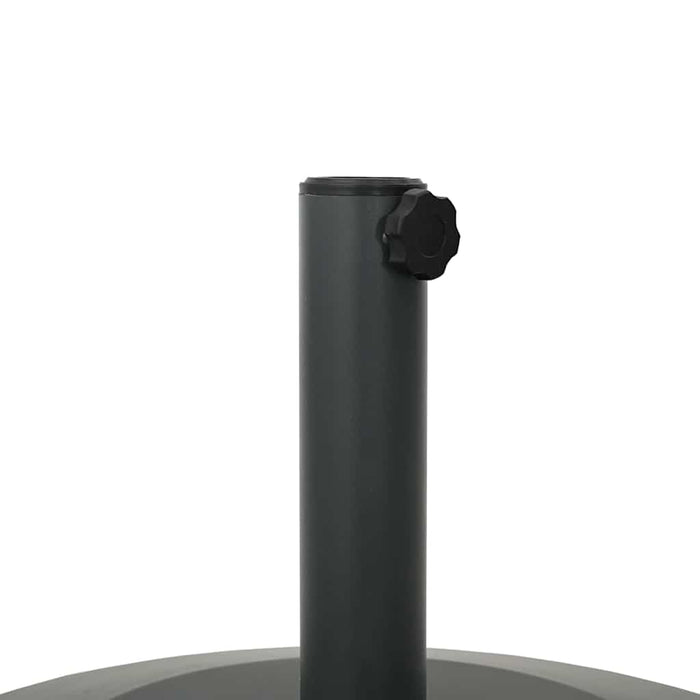 vidaXL Base per Ombrello da Esterno Grigio scuro 48 x 48 x 32 cm