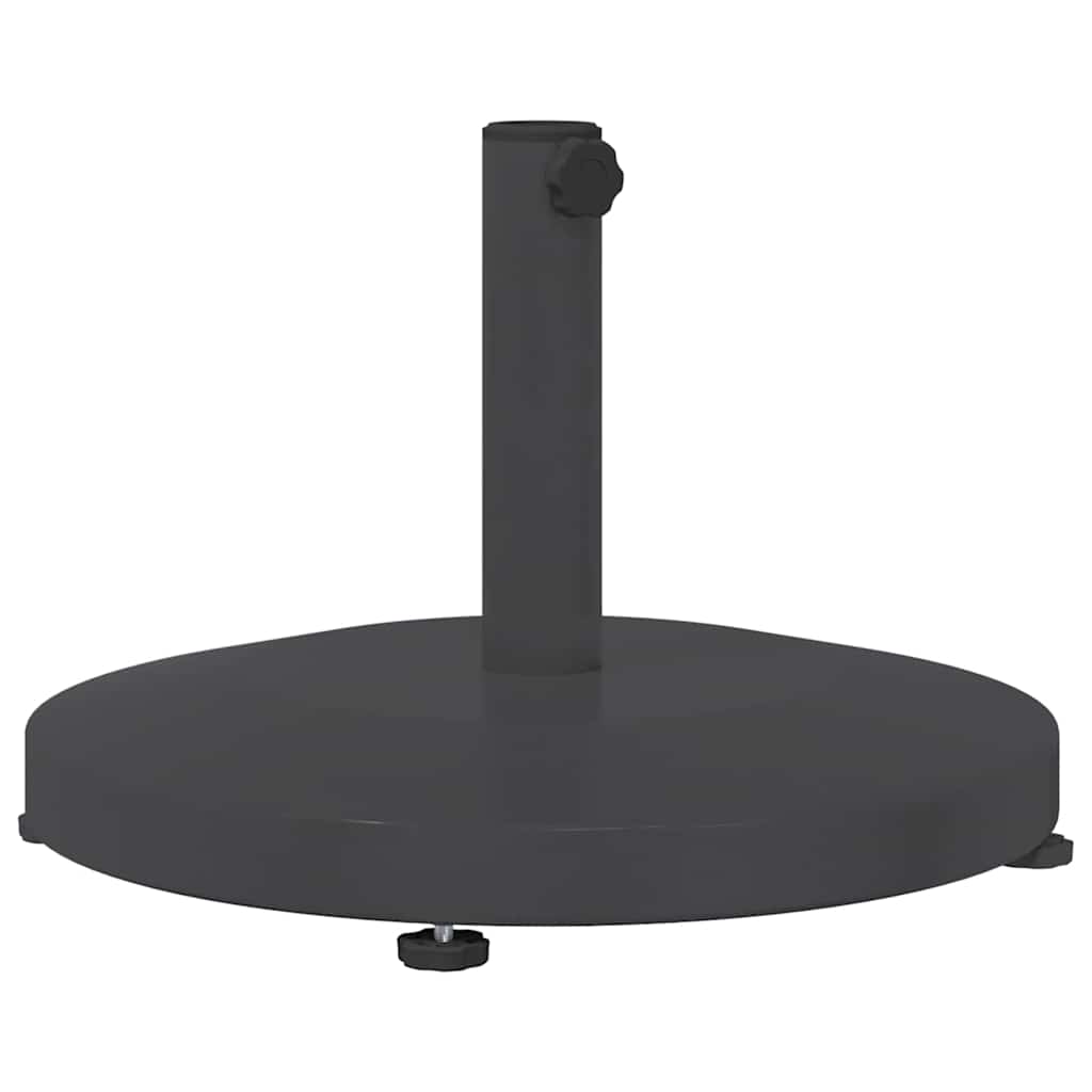 vidaXL Base per Ombrello da Esterno Grigio scuro 48 x 48 x 32 cm