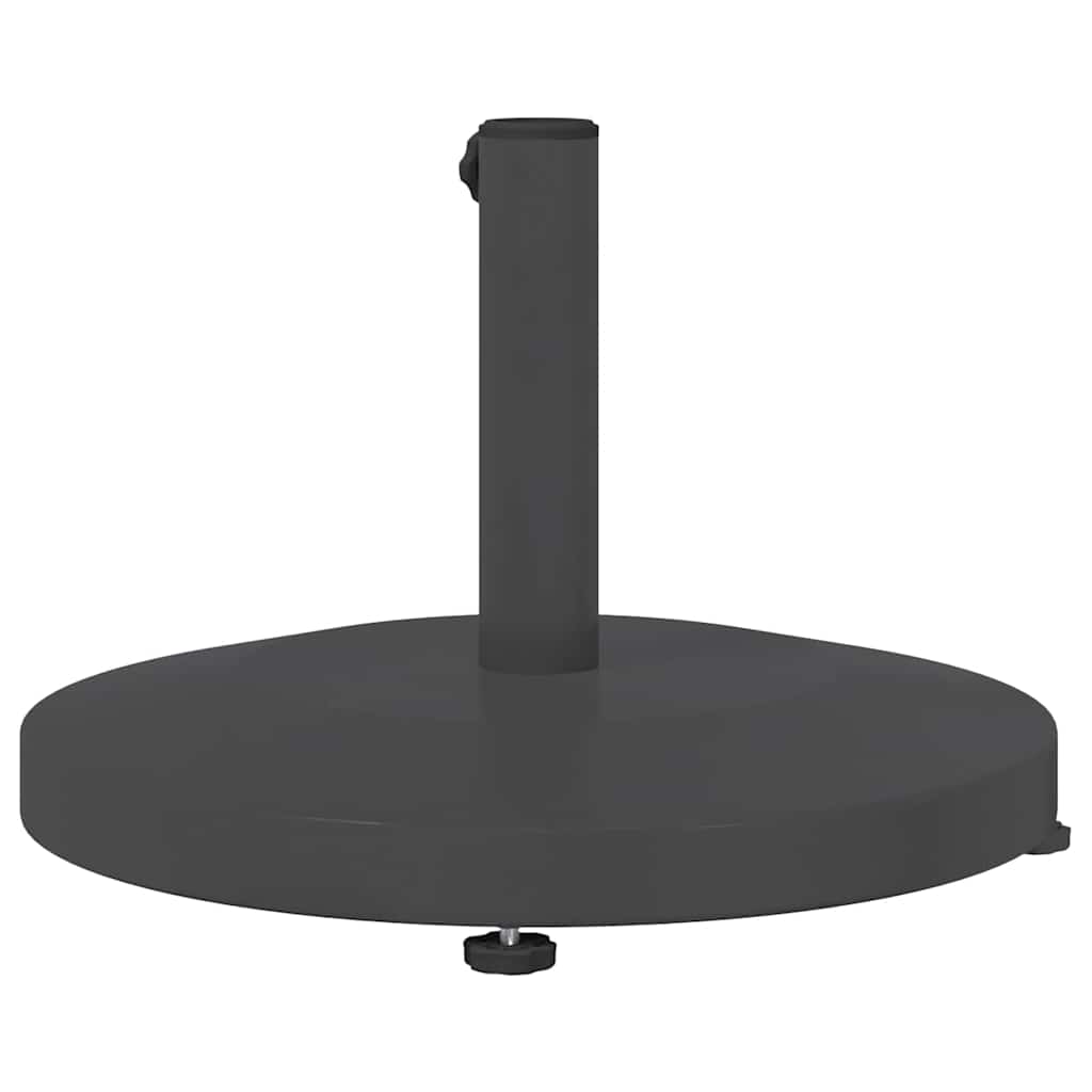vidaXL Base per Ombrello da Esterno Grigio scuro 48 x 48 x 32 cm