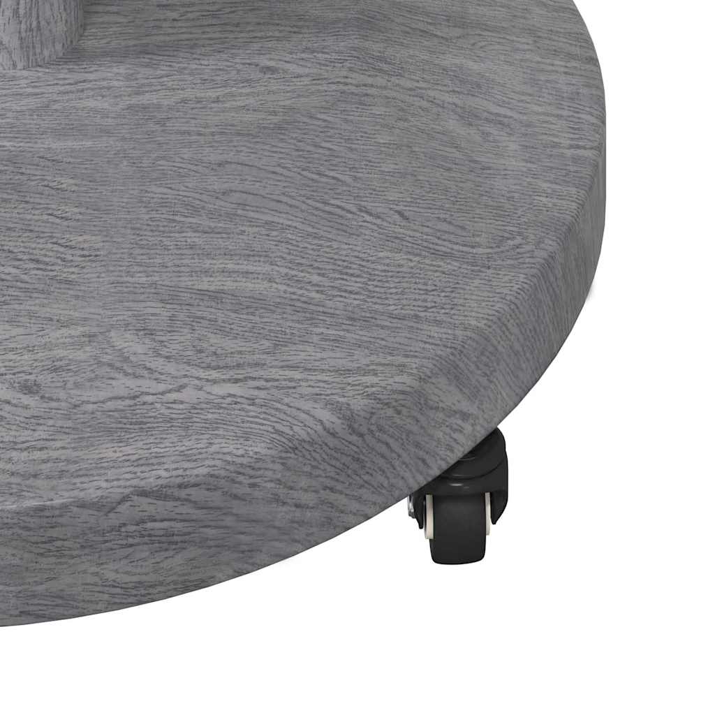 Base per Ombrello da Esterno Aspetto legno grigio scuro 42010013