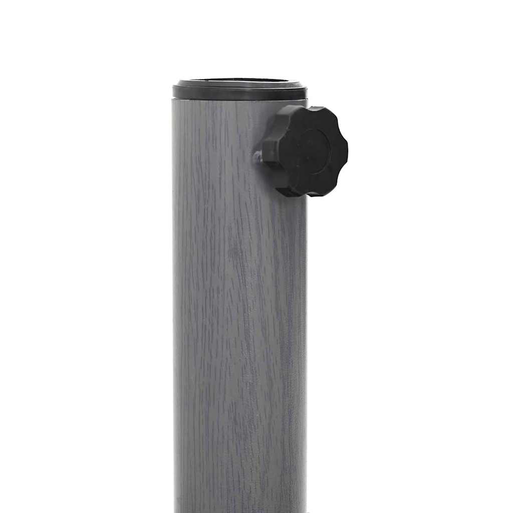 Base per Ombrello da Esterno Aspetto legno grigio scuro 42010013