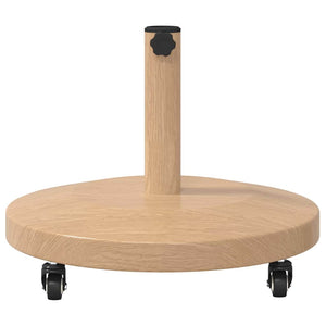 vidaXL Base per Ombrello da Esterno Legno chiaro 48 x 48 x 32 cm