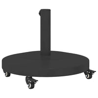 vidaXL Base per Ombrello da Esterno Nero 48 x 48 x 32 cm