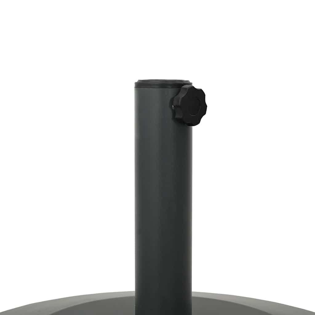 vidaXL Base per Ombrello da Esterno Grigio scuro 48 x 48 x 32 cm