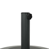 vidaXL Base per Ombrello da Esterno Grigio scuro 48 x 48 x 32 cm