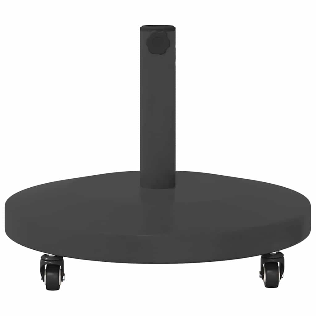 vidaXL Base per Ombrello da Esterno Grigio scuro 48 x 48 x 32 cm