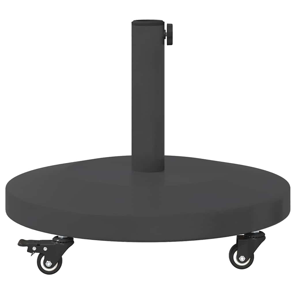 vidaXL Base per Ombrello da Esterno Grigio scuro 48 x 48 x 32 cm