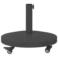 vidaXL Base per Ombrello da Esterno Grigio scuro 48 x 48 x 32 cm