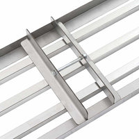 vidaXL Testa di ricambio per livellatore da giardino 75 x 25 x 6 cm