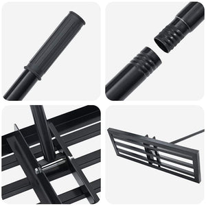 vidaXL Livellatore da Giardino 75 x 25 x 200 cm