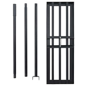 vidaXL Livellatore da Giardino 75 x 25 x 200 cm