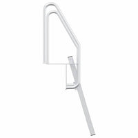 vidaXL Scala da Molo 3 Gradini Argento 58 x 77 x 144 cm Alluminio