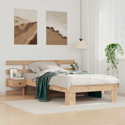 vidaXL Struttura del letto Marrone 75 x 190 cm Legno di pino massello